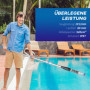 Pooldammsugare Trådlös 19L vatten/minut 106-162 cm