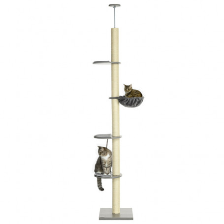 Hög Klösträd Tak Höjd 230 - 250 cm med 4 Våningar Beige