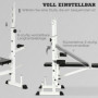 Träningsbänk med viktställ, bröstpress, benpress, armstöd för bicepscurls