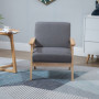 Fåtölj i Scandi Design Grå Träram