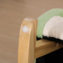 Gungstol för Barn Teddy Fleece Grön Beige