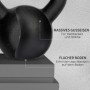 Kettlebell 10 kg med Plastbeläggning Svart