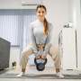 Kettlebell 10 kg med Plastbeläggning Svart