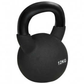 Kettlebell 12 kg med Plastbeläggning Svart