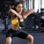 Kettlebell 12 kg med Plastbeläggning Svart