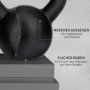 Kettlebell 12 kg med Plastbeläggning Svart