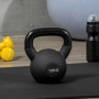 Kettlebell 12 kg med Plastbeläggning Svart