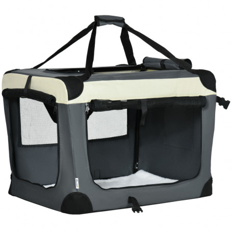 Transportväska till Katt Små och Hundar 70 x 51 x 50 cm Grå