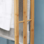 Handduksställ Bambu 3 Handdukar 48 x 25,8 x 94 cm