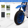 Elmotorcykel för Barn med Träningshjul Blå vit
