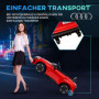 Elbil för Barn Audi Licensierad med Fjärrkontroll Röd
