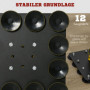 Stående Boxningsställning med 2 Speed ​​​​Balls och Reflexstång