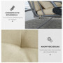 Kuddset För Hammock 170 x 100 cm Beige
