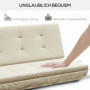 Kuddset För Hammock 170 x 100 cm Beige