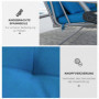 Kuddset För Hammock 170 x 100 cm Blå