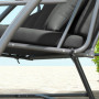 Kuddset För Hammock 170 x 100 cm Mörkgrå