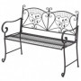 Trädgårdsbänk 2-sits Antik 114 x 53,5 x 91 cm