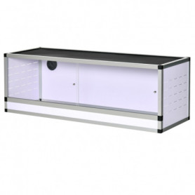 Terrarium Reptil Låda i Aluminium 120 x 40 x 40 cm