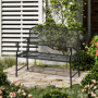 Nostalgic Metal Trädgårdsbänk 2-sits 113 x 58 x 98 cm