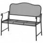 Nostalgic Metal Trädgårdsbänk 2-sits 113 x 58 x 98 cm