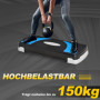 Stepbräda/aerobic stepper höjdjusterbar – 3 nivåer 10/15/20 cm, hal...