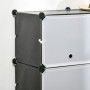 Modulära Hyllsystem x12 kub förvaring 125 x 32 x 125 cm