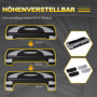 Aerobic Stepper 3-stegs Höjdjusterbar 80 x 31 x 20 cm Svart Grå