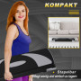 Aerobic Stepper 3-stegs Höjdjusterbar 80 x 31 x 20 cm Svart Grå