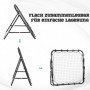 Rebounder till Football / Basket Justerbar Vinkel 96 x 80 x 96 cm Svart