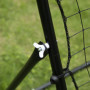 Rebounder till Football / Basket Justerbar Vinkel 96 x 80 x 96 cm Svart