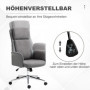 Kontorsstol Konstläder Grå