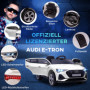 Elbil för Barn Audi E-tron med Fjärrkontroll och Strålkastare Vit