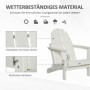 Ergonomisk Trädgårdsstol i Plast Vit