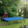 Campingsäng för 2 Personer 193 x 125 x 40 cm, Blå