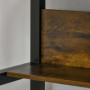 Skrivbord med Skärmstativ Industriell Vintage Brun 120 x 60 x 85 cm