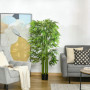 Konstväxt Bambu Realistiskt Utseende 160 cm (H) Grön