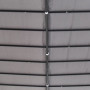 Pergola med Böjt Tak och Vattenavledning 297 x 297 cm Grå