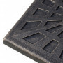 Parasollfot i Bronsdesign – Justerbar Bas 47 x 47 cm för Ø3,8–4,8 cm Stänger