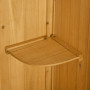 Redskapsbod med Hyllor Naturlig 77 x 54,2 x 179 cm