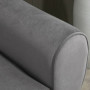 Hallbänk - Sängbänk med Förvaring 118 x 42 x 66 cm Sammet Grå