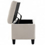 Hallbänk - Sängbänk med Förvaring 100 x 40 x 44 cm Beige