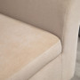 Sängbänk med Förvaring Sammet Beige 111,5 x 41 x 65 cm