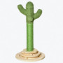 Klösstolpe i kaktusform med boll 32×32×60 cm grön sisal & plysch