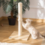 Klös stolpe Sisal 34 x 34 x 60 cm beige - ek