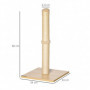 Klös stolpe Sisal 34 x 34 x 60 cm beige - ek