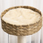 Klöstäd Lyx med Kattkoja, Kattsäng Rotting Beige H. 95 cm