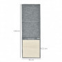 Klösstam 2-pack Hängande, Sisal & Polyester, 130 x 45 cm