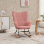 Gungstol Retro Sammet Rosa