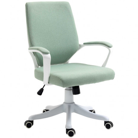 Ergonomisk Kontorsstol Grön Vit