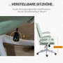 Ergonomisk Kontorsstol Grön Vit
